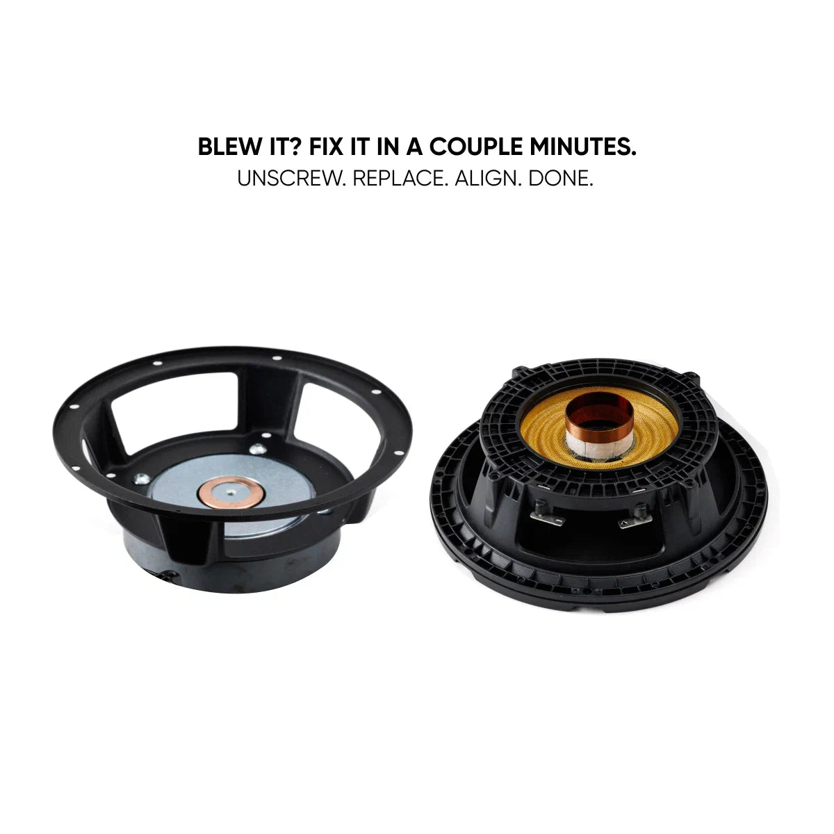 Pride Audio Solo 140 6.5" Pro Audio Midrange Speakers 140W RMS (Pair) — view 7