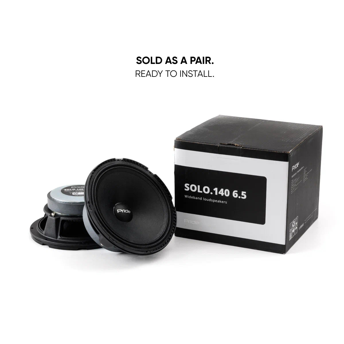 Pride Audio Solo 140 6.5" Pro Audio Midrange Speakers 140W RMS (Pair) — view 10