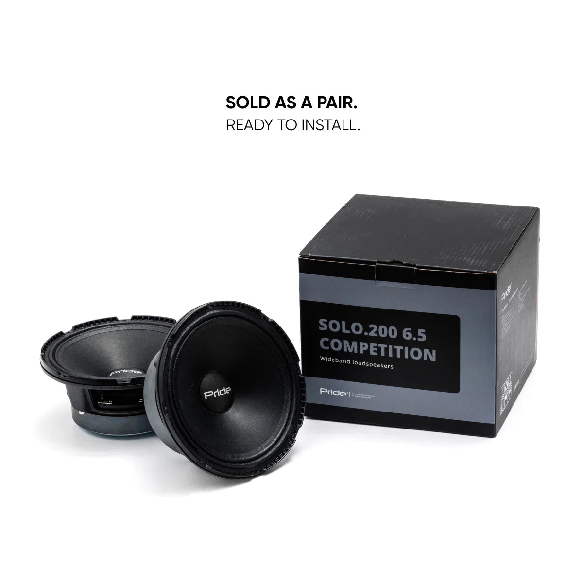 Pride Audio Solo 200 Competition 6.5" Pro Audio Midrange Speakers 200W RMS (Pair) — view 10