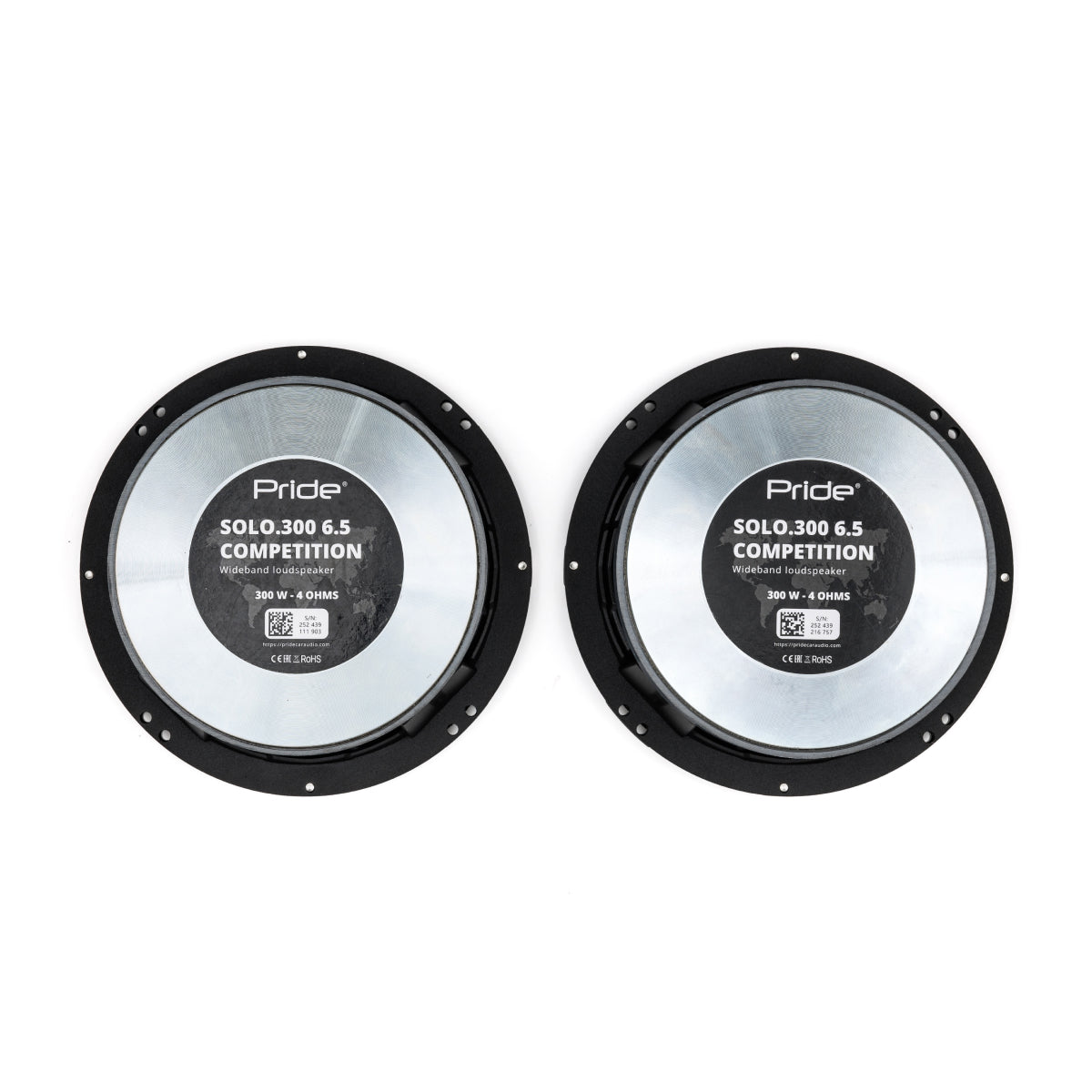 Pride Audio Solo 300 6.5 Competition Pro Audio Midrange Speakers 300W RMS (Pair) — view 12