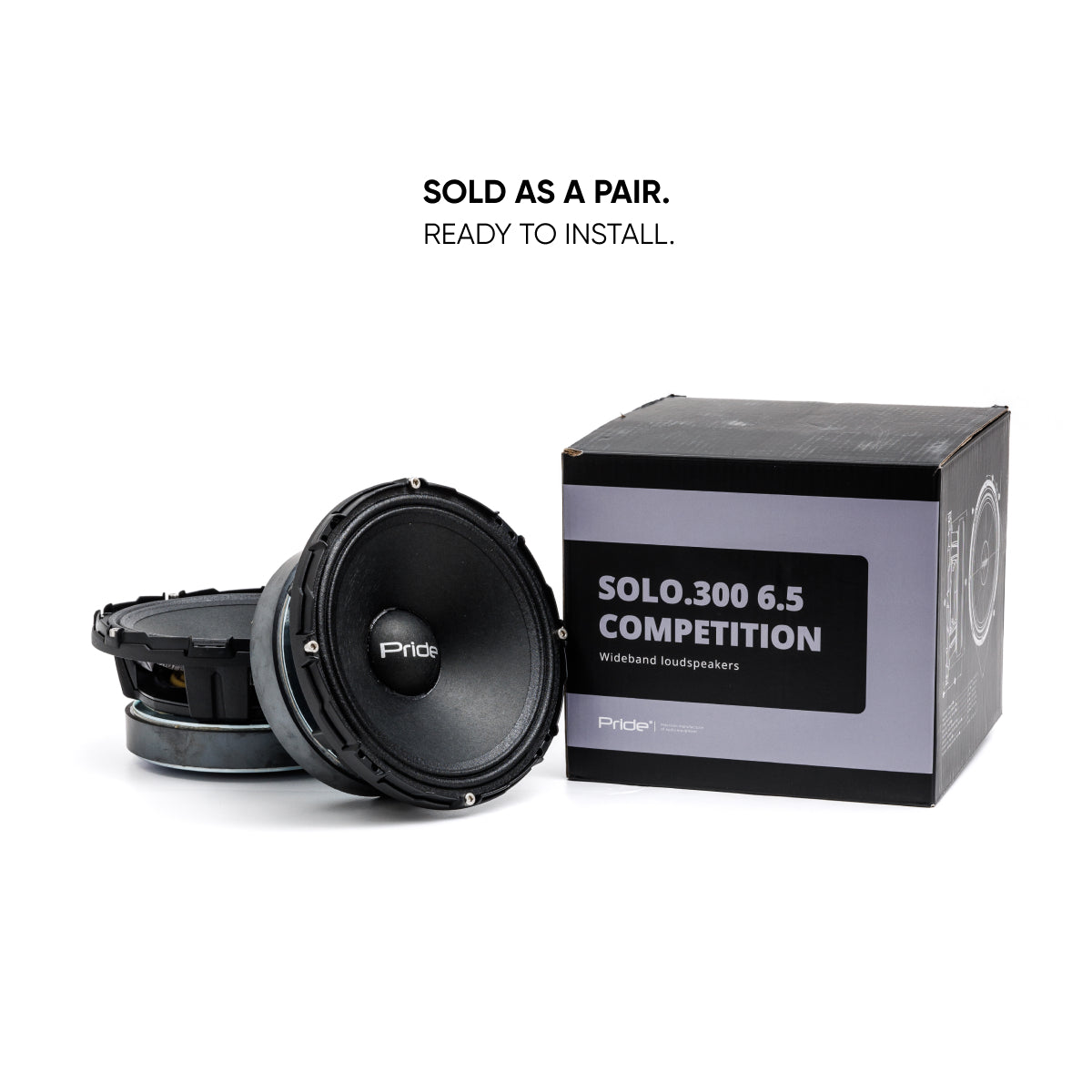 Pride Audio Solo 300 6.5 Competition Pro Audio Midrange Speakers 300W RMS (Pair) — view 10