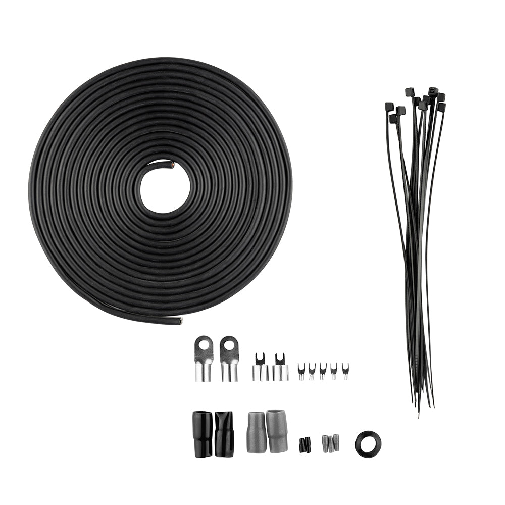DS18 0-GA CCA Amplifiers Installation Kit - SILVER
