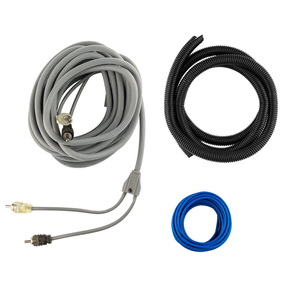 DS18 0-GA CCA Amplifiers Installation Kit - SILVER