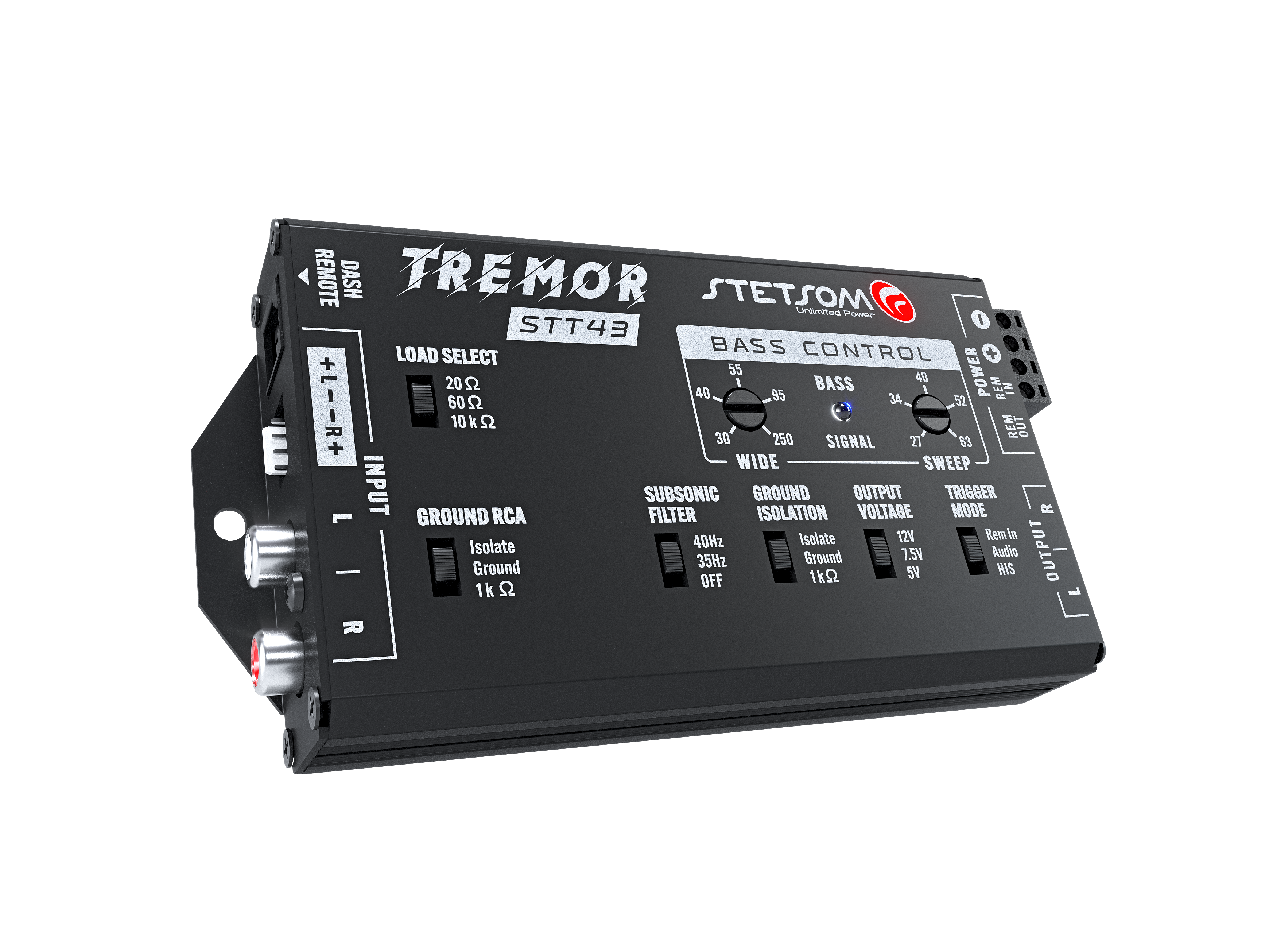 Stetsom STT43 Tremor PRO - Bass Restoration Digital Processor with Bass knob