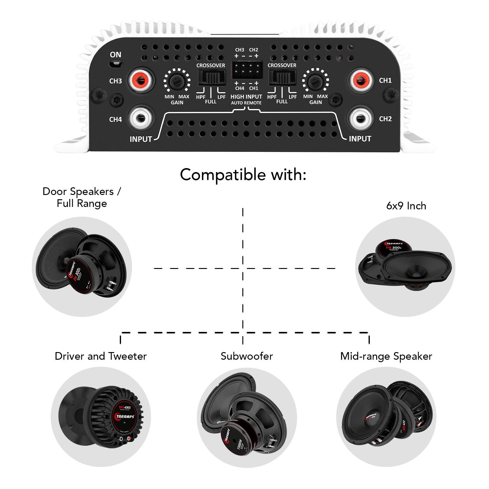 Taramps TS 1200x4 Car Audio Amplifier - 6