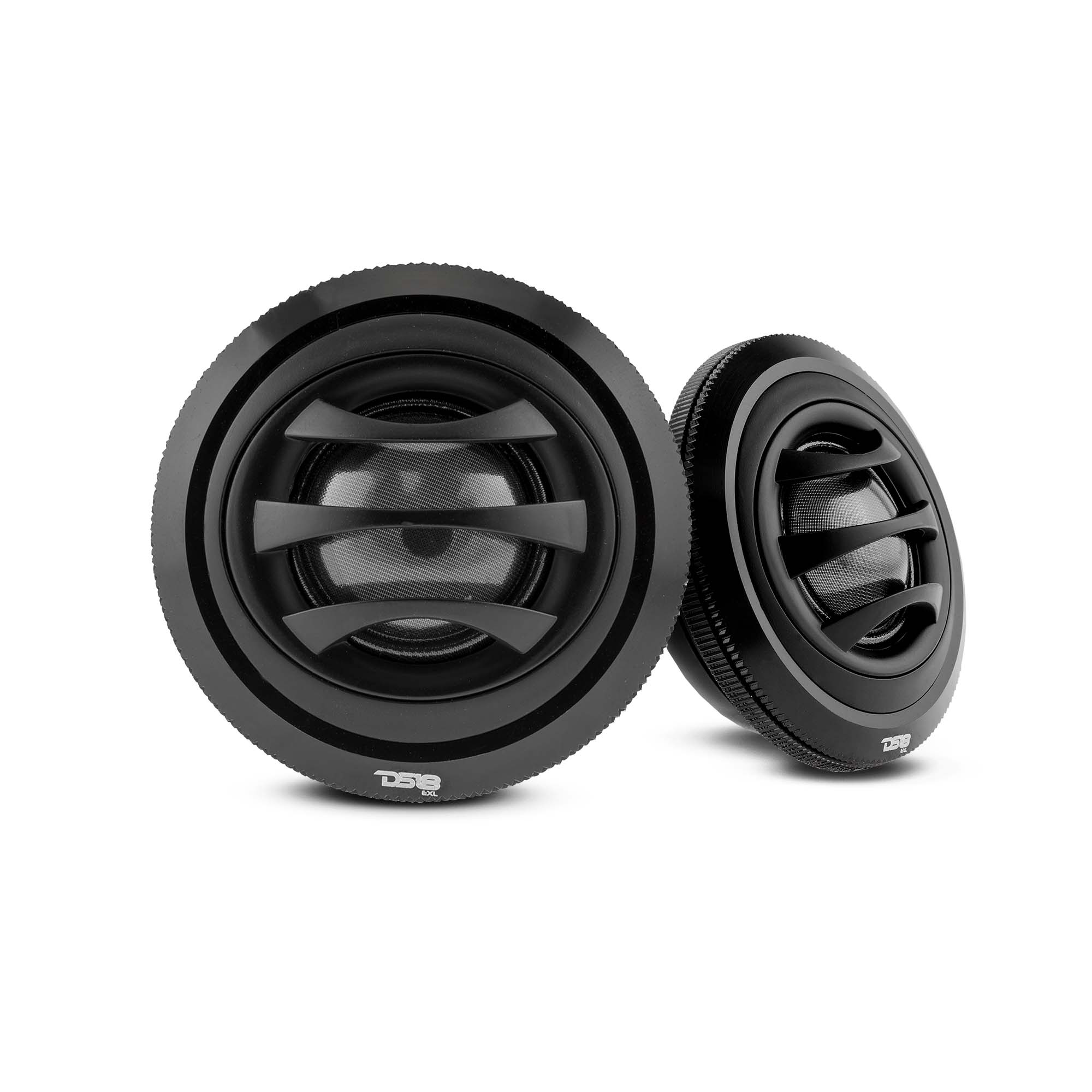 DS18 2.5" Dome Neodymium Tweeter with Aluminum Body 50 Watts 1" Silk 4-Ohm Vc