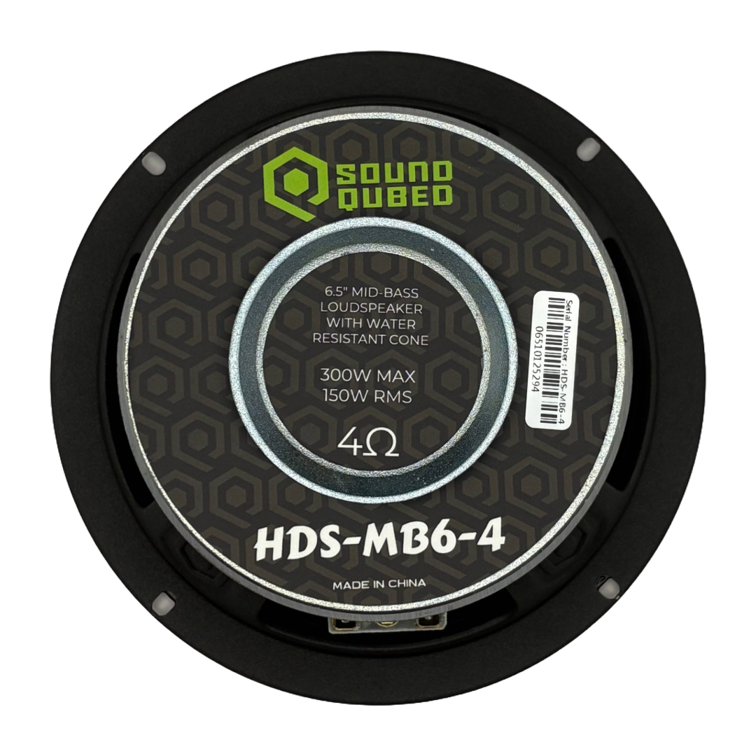 SoundQubed HDS 6.5" Pro Audio Speaker 150W RMS Car Audio