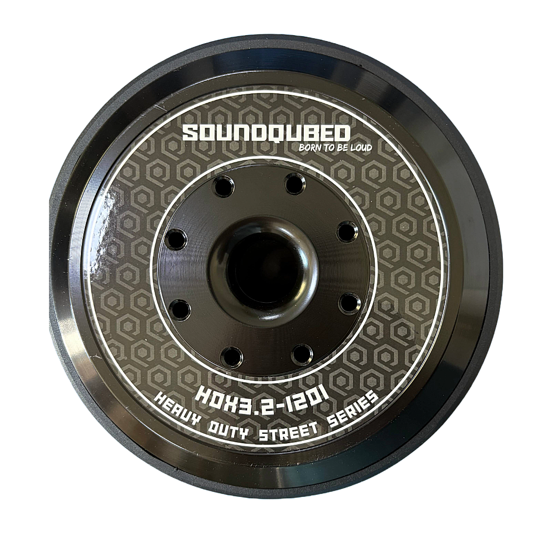 SoundQubed HDX3.2 12" Subwoofer Dual 1/2 Ohm 2500W RMS Car Audio