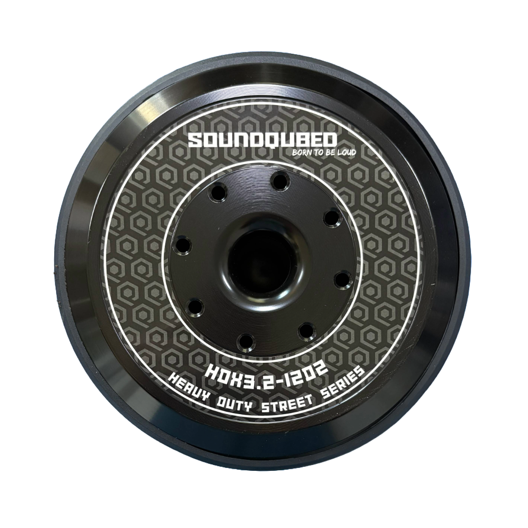 SoundQubed HDX3.2 12" Subwoofer Dual 1/2 Ohm 2500W RMS Car Audio