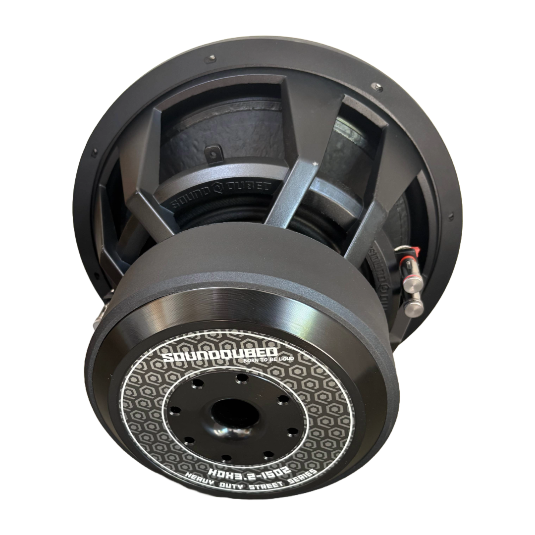 SoundQubed HDX3.2 15" Subwoofer Dual 1/2 Ohm 2500W RMS Car Audio
