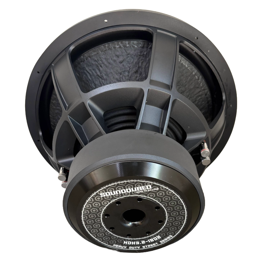 SoundQubed HDX3.2 18" Subwoofer Dual 1/2 Ohm 2500W RMS Car Audio