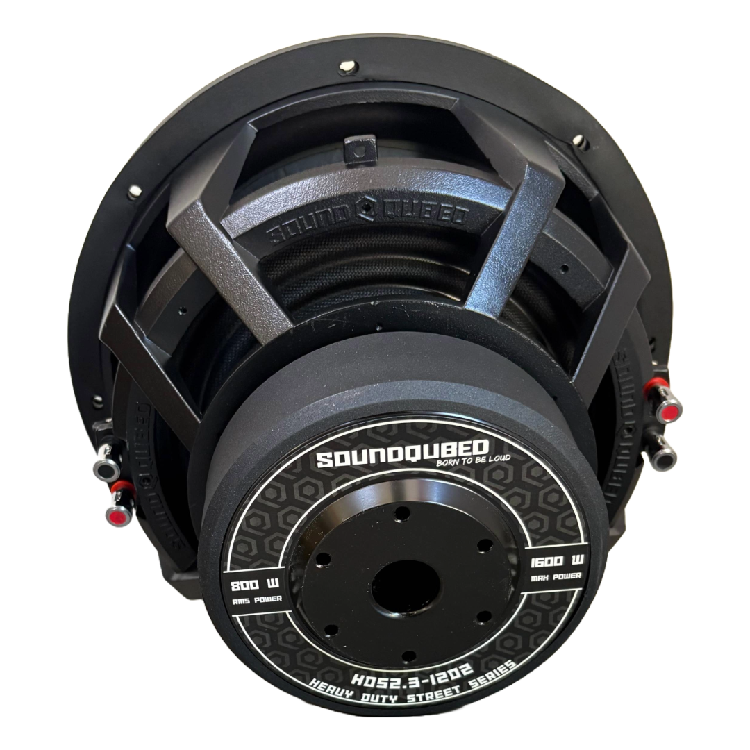 SoundQubed HDS2.3 12" Subwoofer Dual 2/4 Ohm 800W RMS Car Audio