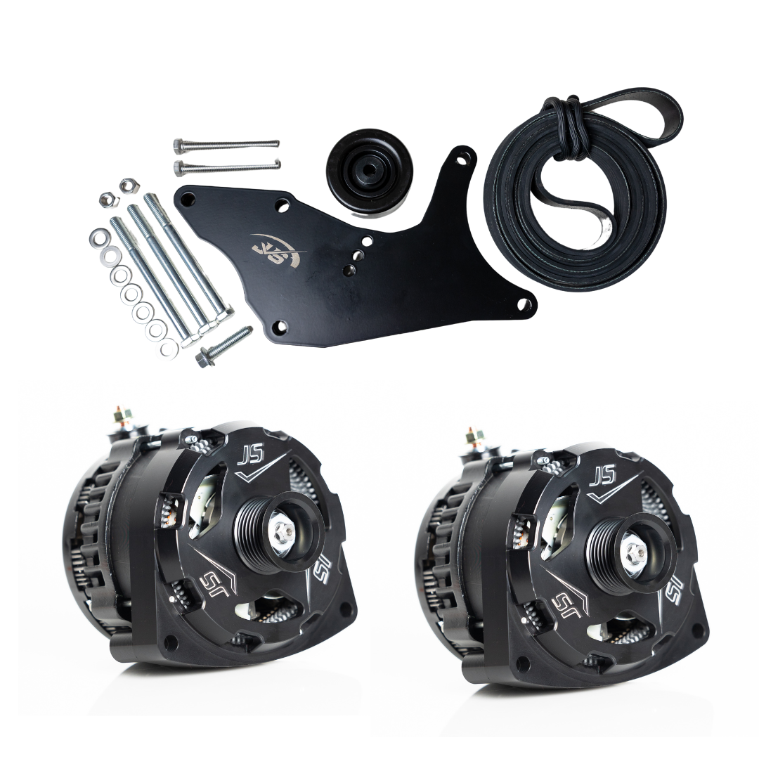 Dual Alternator Bracket Kit - 1999-2013 Chevy V8 Vortec engines