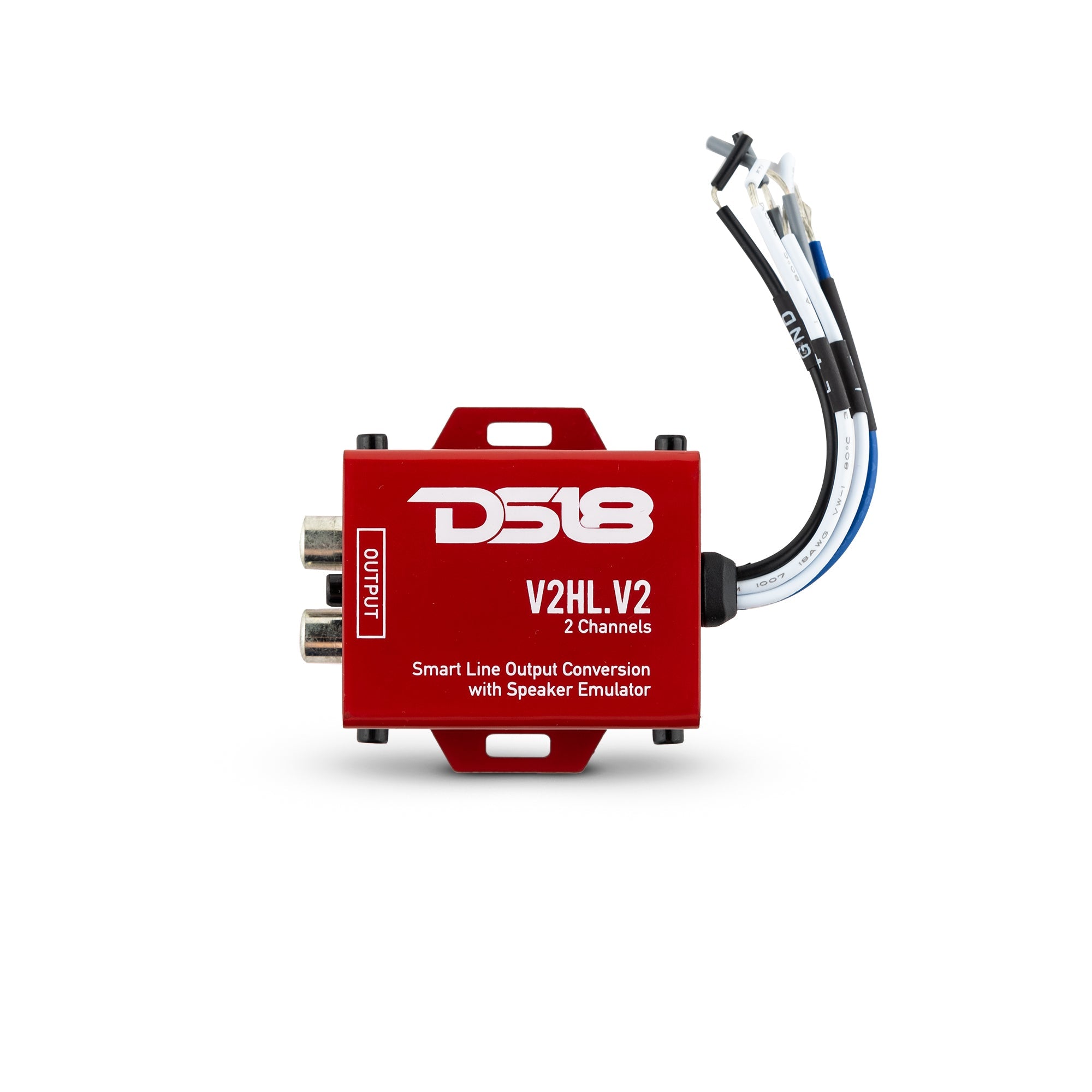 DS18 2-Channel Line Output Converter with Speaker Emulator (Remote out)