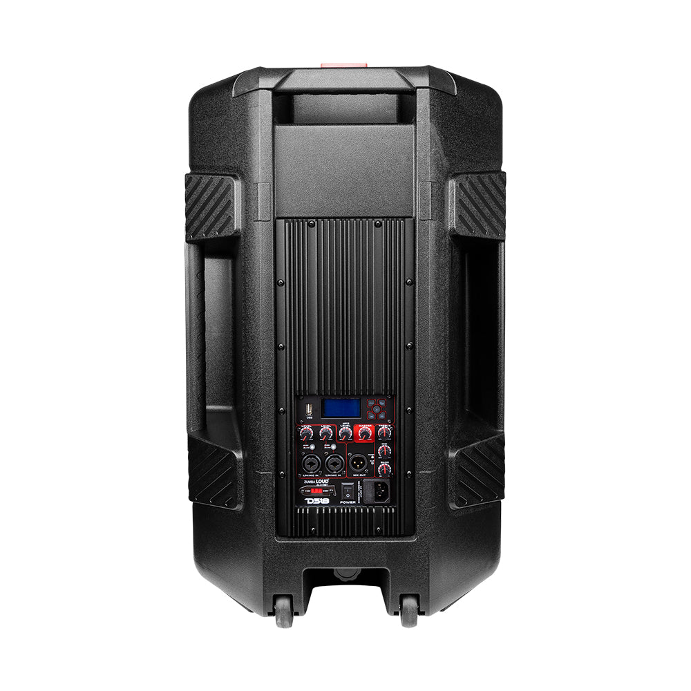 DS18 ZUMBA LOUD 15" High-Powered Amplified Professional Speaker System With Bluetooth and TWS 1000 Watts