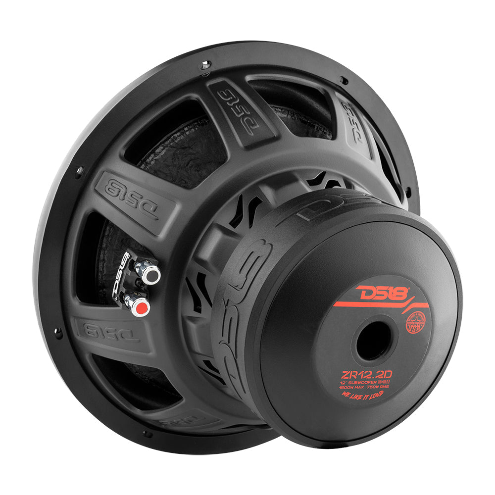 DS18 ZR 12" Subwoofer 750 Watts Rms DVC 2-Ohm
