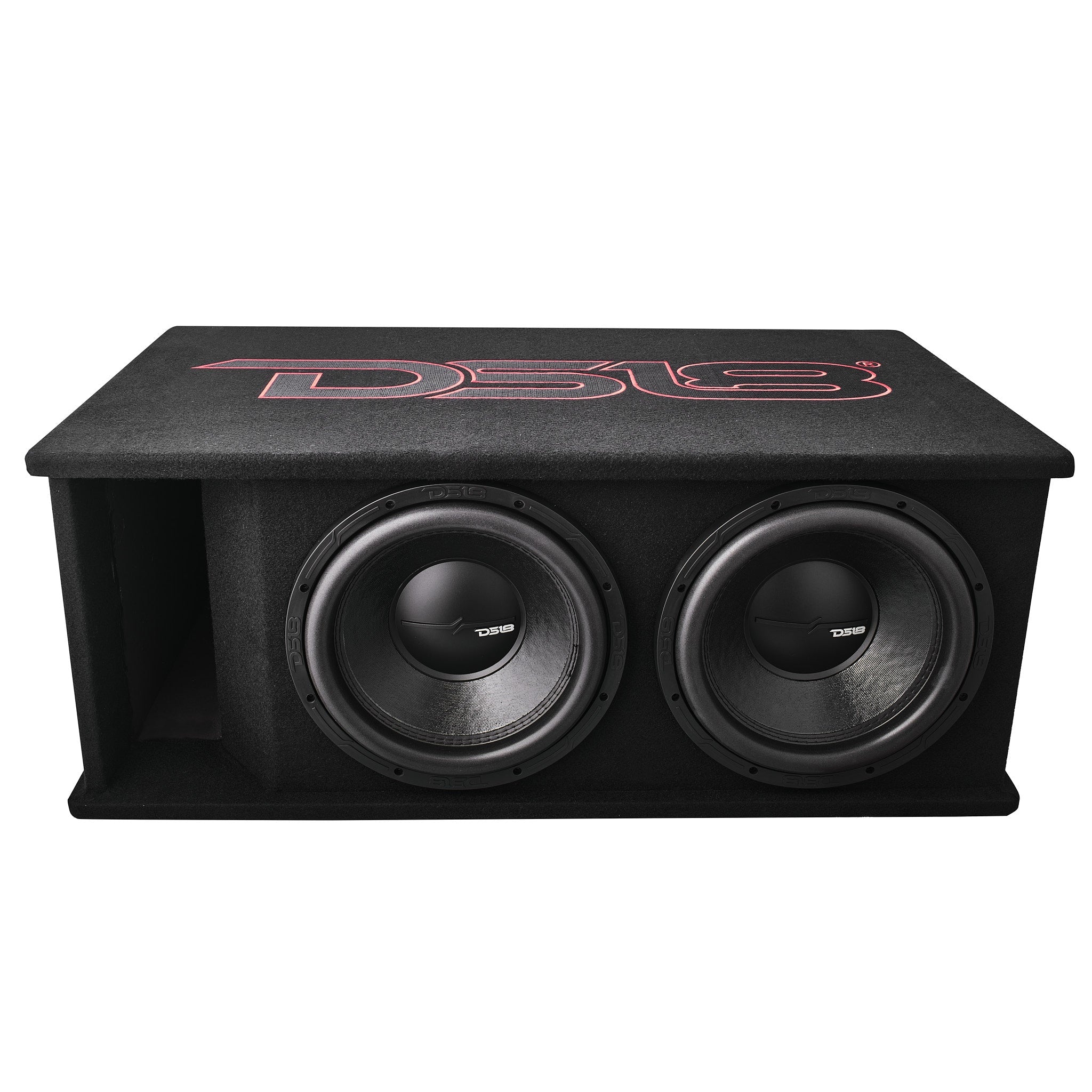 DS18 Dual 12" Loaded Subwoofer Ported Enclosure With ZR12.2 1600 Watts Rms