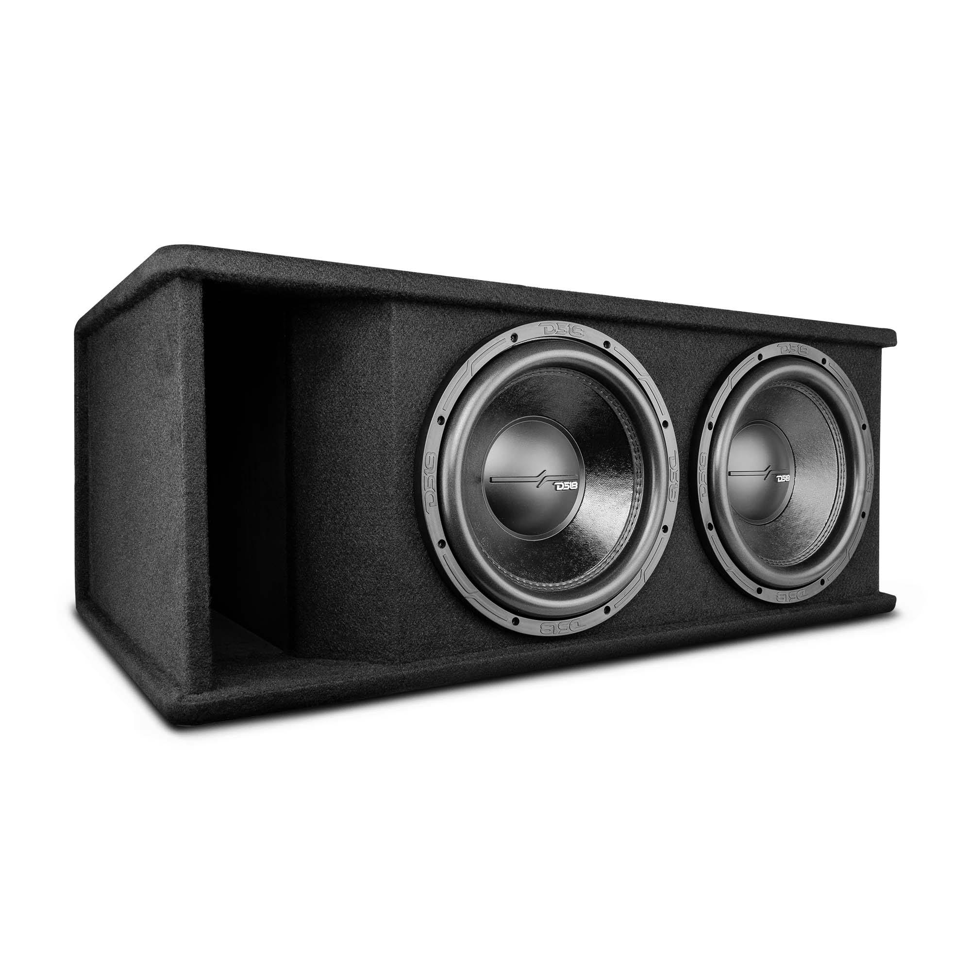 DS18 Dual 12" Loaded Subwoofer Ported Enclosure With ZR12.2 1600 Watts Rms