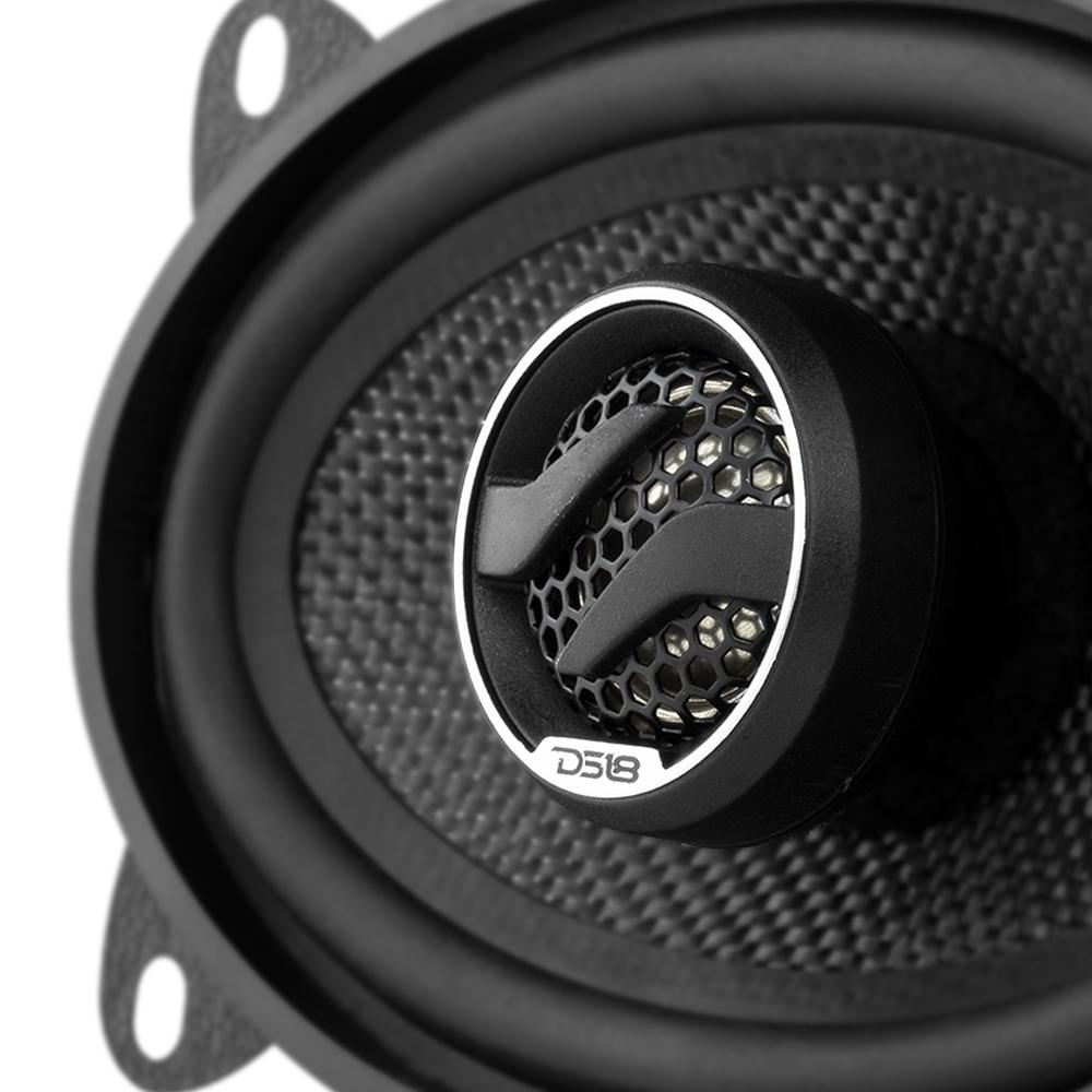 DS18 ZXI 4x6" 2-Way Coaxial Speakers with Kevlar Cone | 60 Watts RMS 4-Ohm