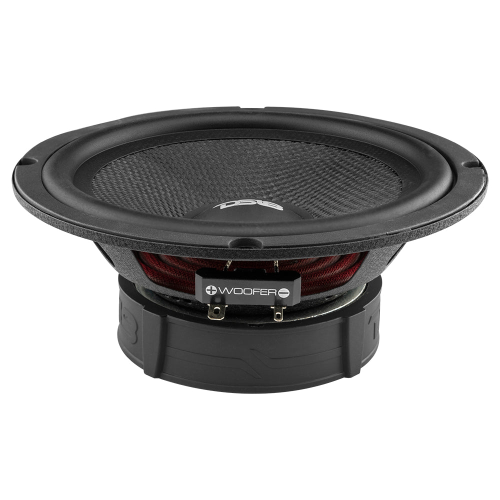 DS18 ZXI 6.5" 2- Way Component Speaker System with Kevlar Cone | 120 Watts Rms 4-Ohm