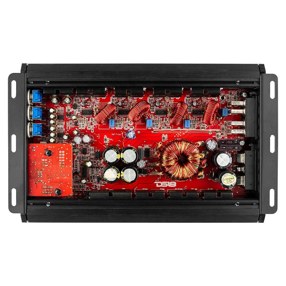 DS18 ZXI 4-Channel Class D Amplifier 4 X 125 Watts Rms @ 4-Ohm