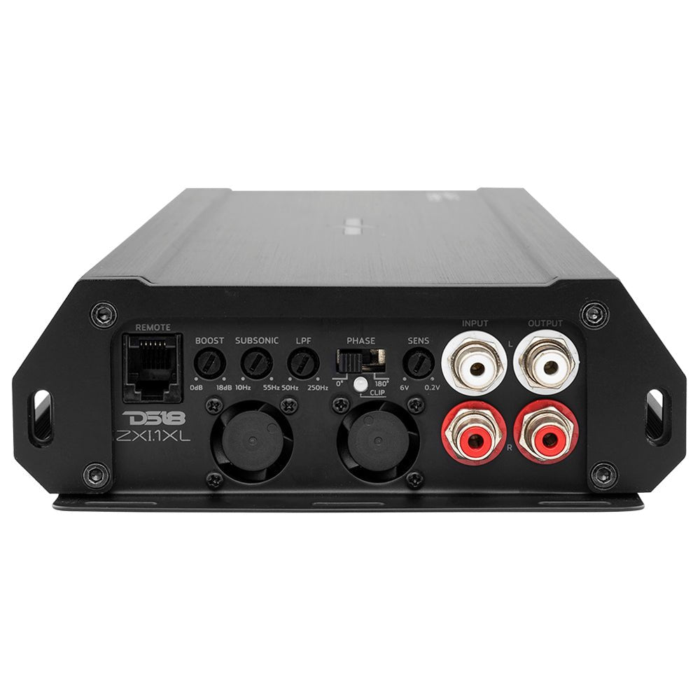 DS18 ELITE ZXI.1XL 1-Channel Class D Amplifier 2200 Watts RMS @ 1-Ohm