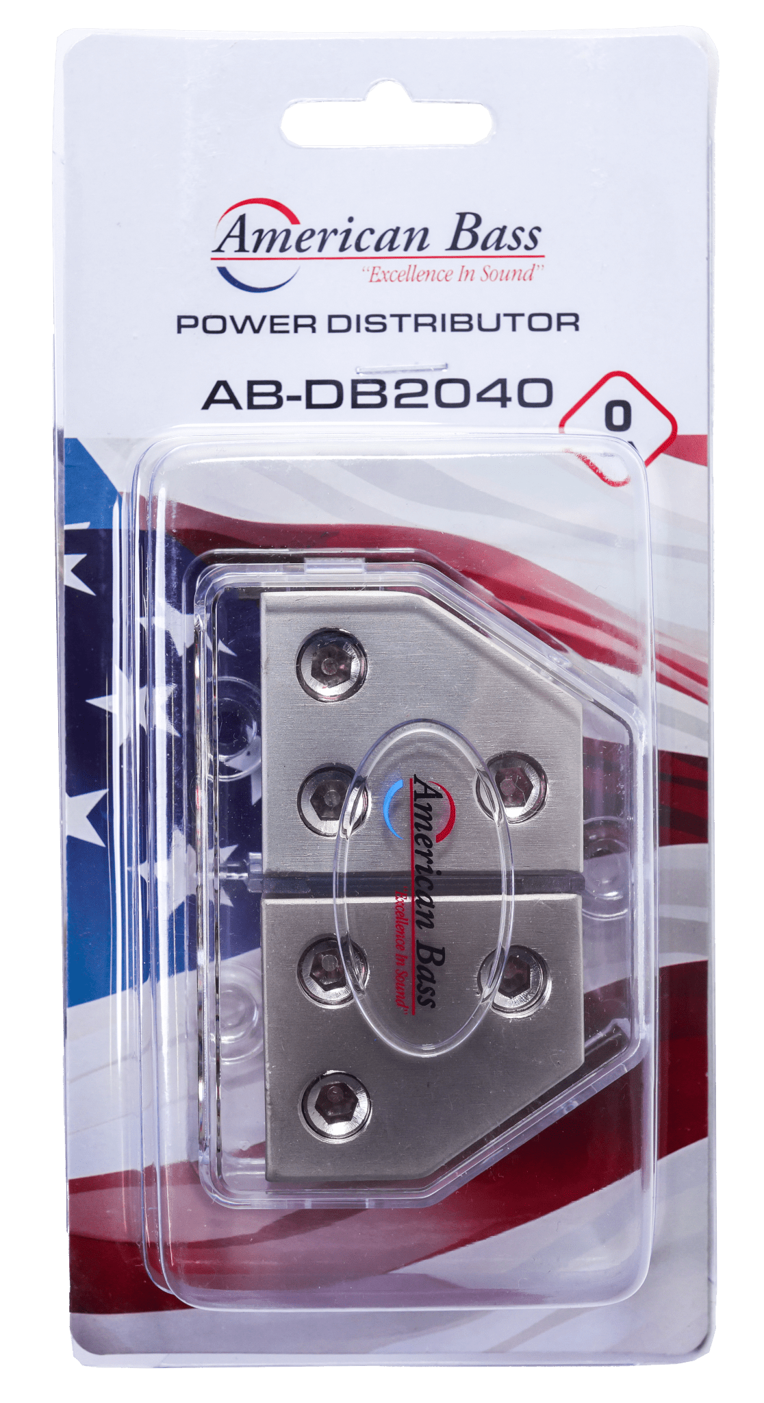 American Bass AB-DB2040 - 0 Gauge Power Distribution Block