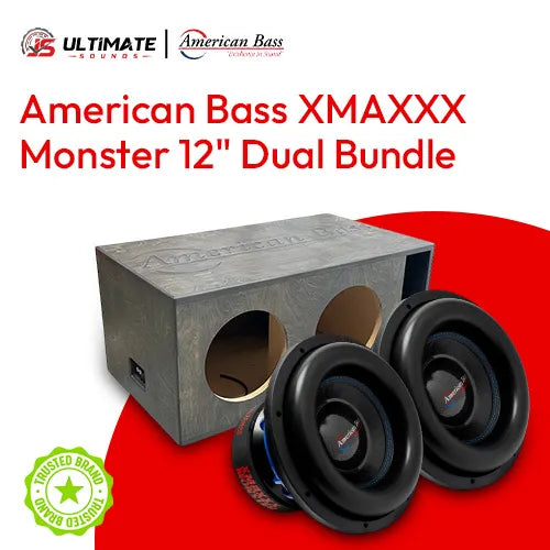 American Bass XMAXXX Monster 12" Dual Bundle