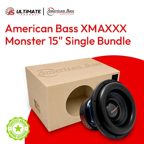 American Bass XMAXXX Monster 15" Single Bundle
