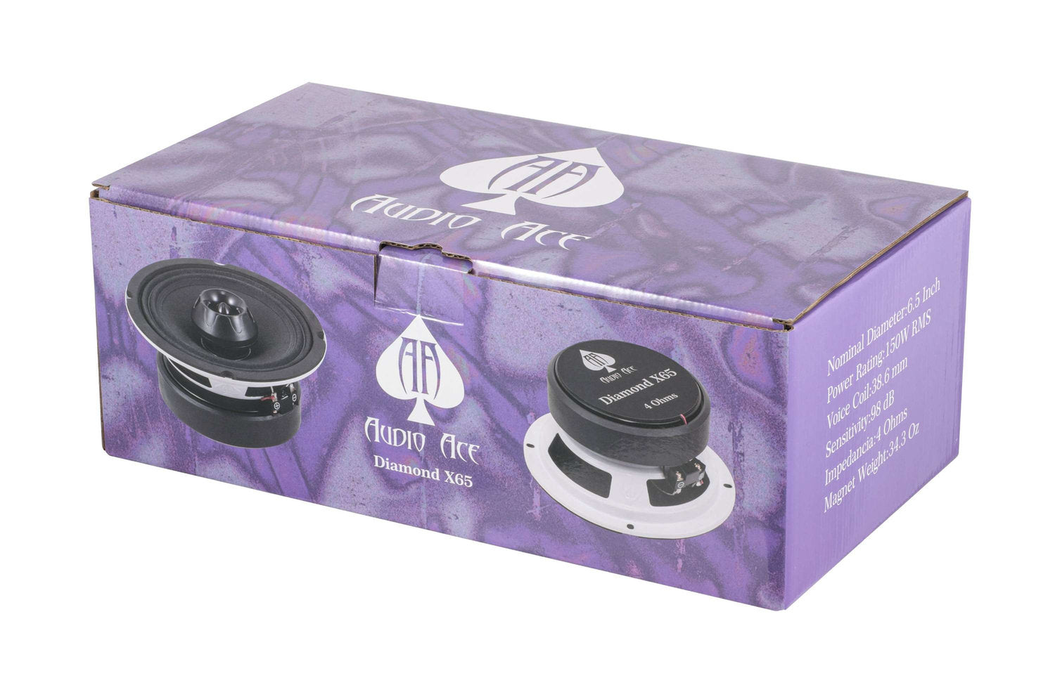 Audio Ace Diamond X8 180W RMS Pro Audio Coaxial Speakers (Pair) — view 4