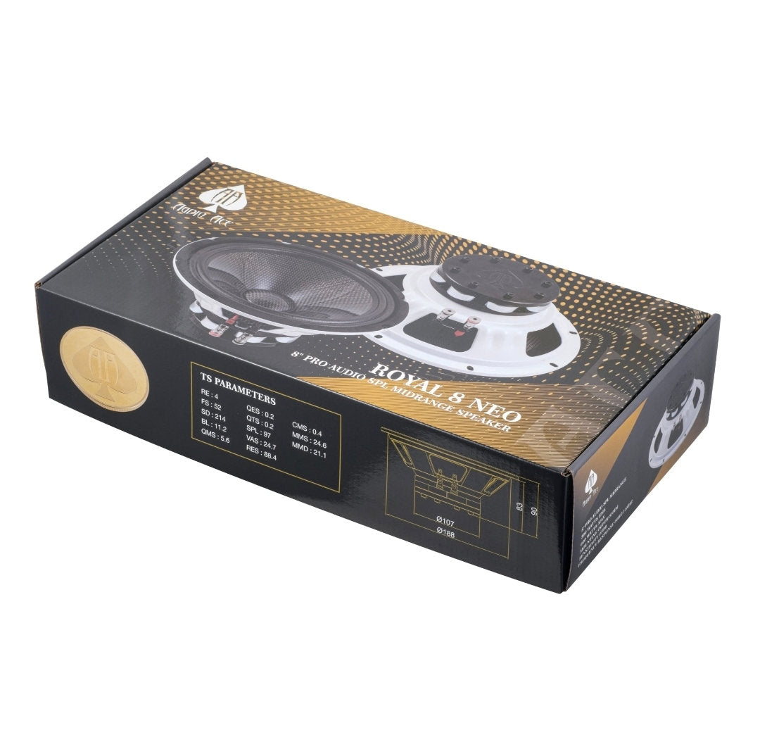 Audio Ace Royal 8" Neo Pro Audio Midrange Speakers (Pair) — view 3