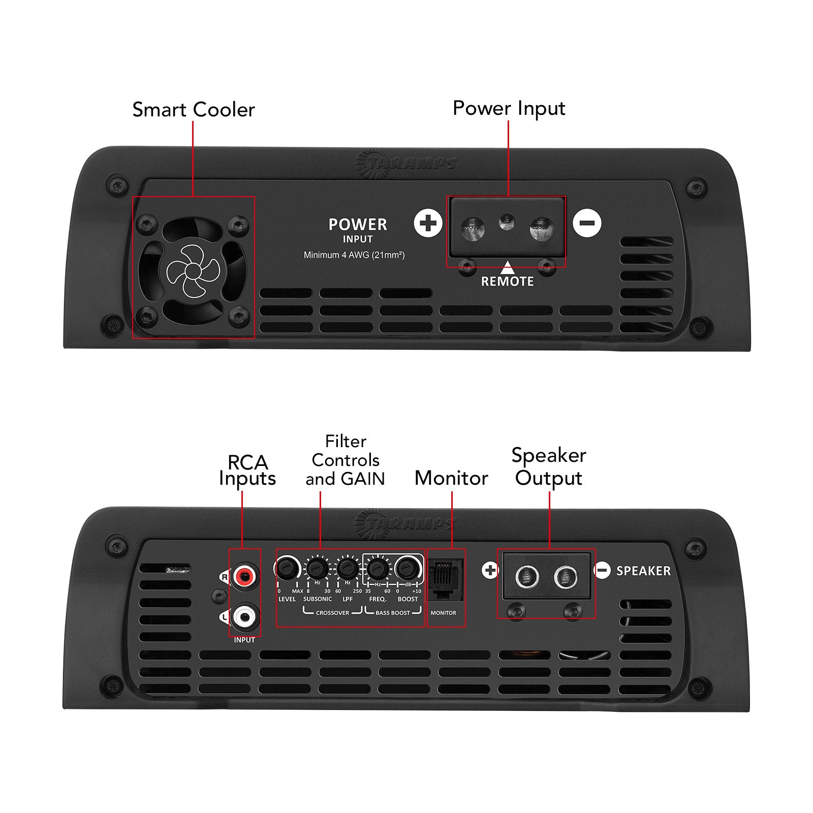 Taramps BASS 3K Car Audio Amplifier - 7