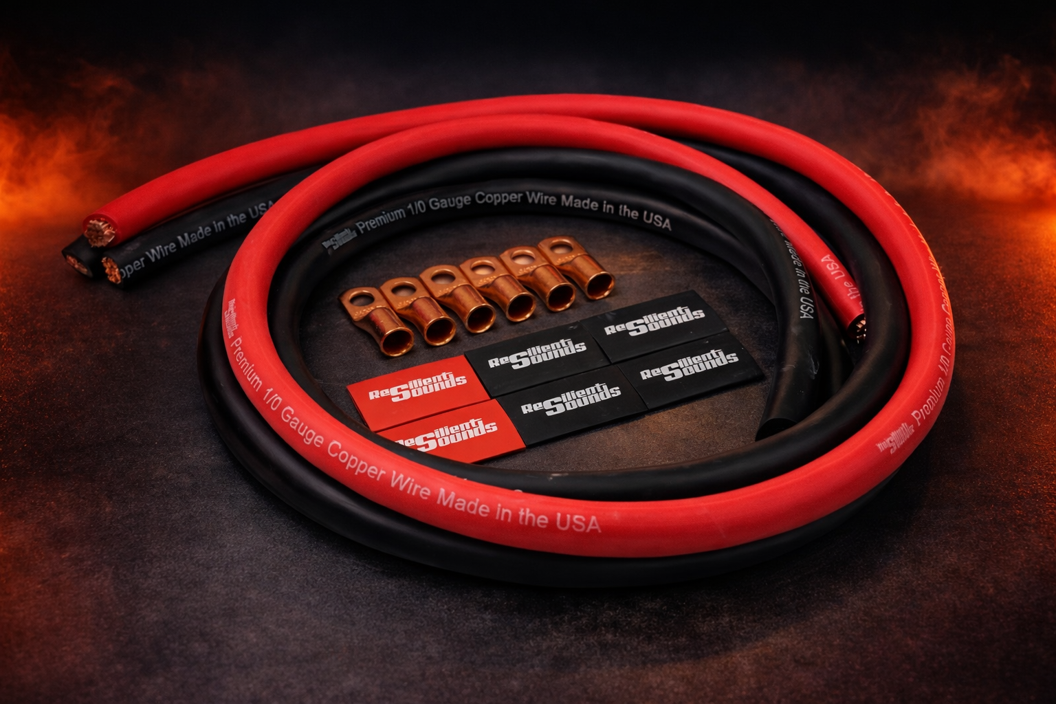 RS Big 3 Upgrade Kit – 1/0 Premium High Conductivity Pure Copper Wire — image 2