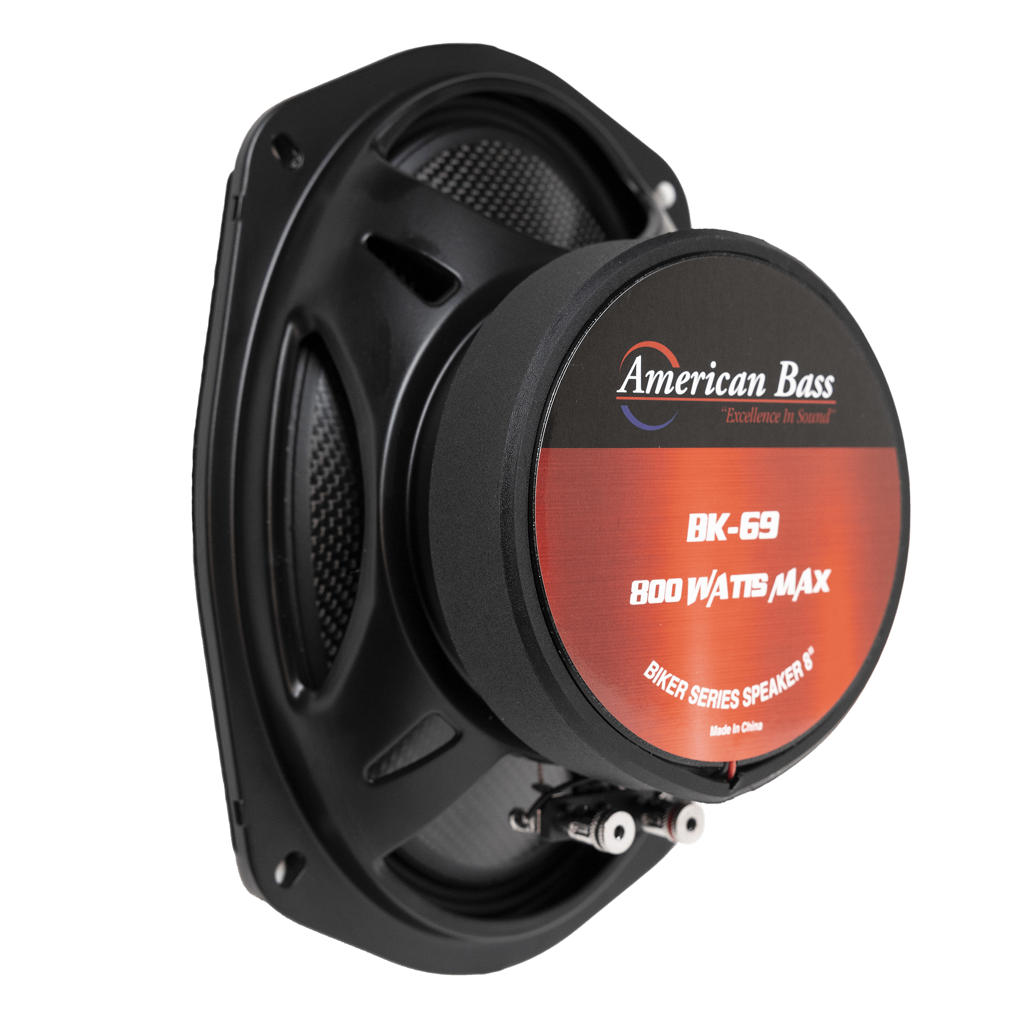 American Bass Biker Series 6x9 Midrange Speaker 400 Watts