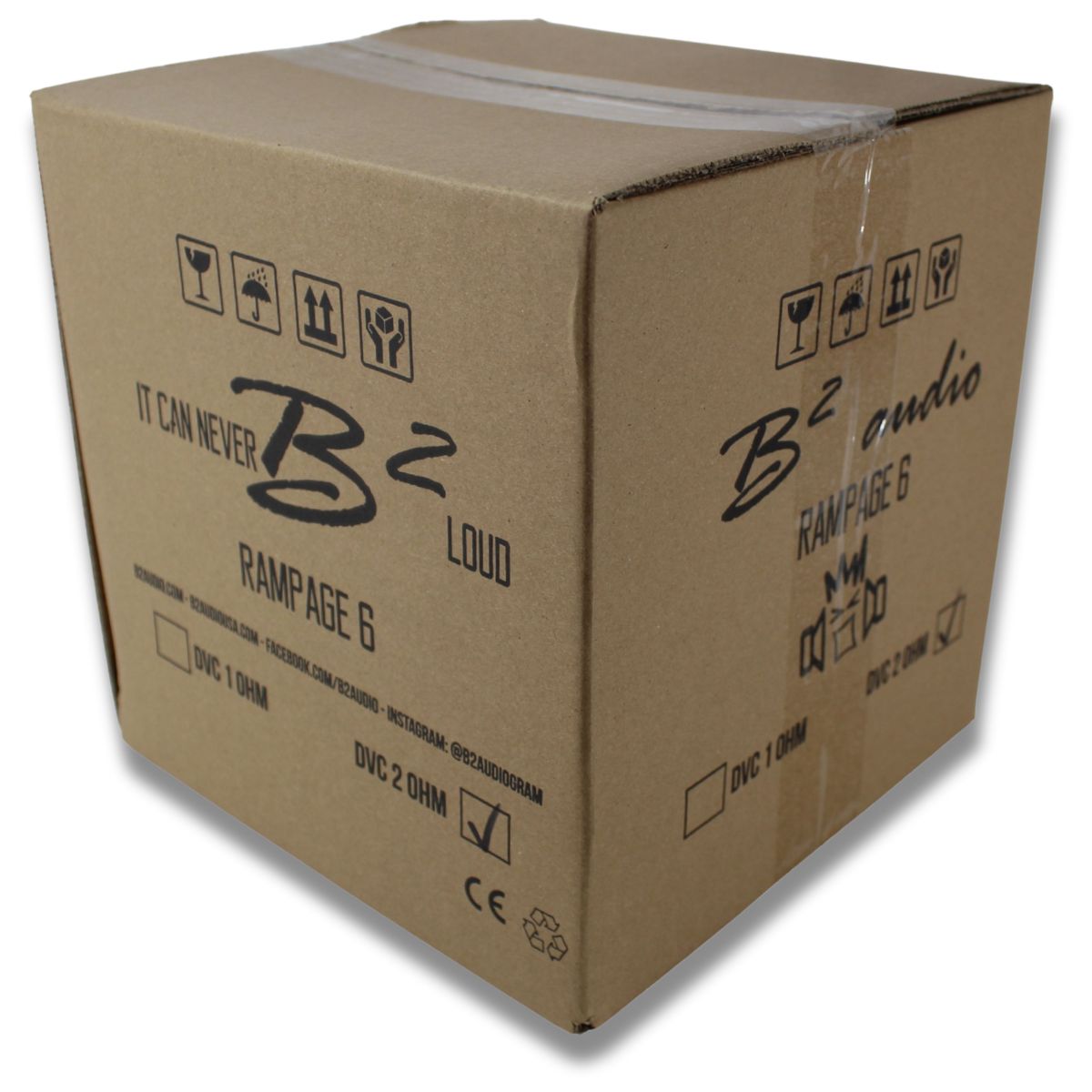 B2 Audio RAMPAGE6 6.5" Subwoofer 1000W RMS Dual 1 Ohm — image 6