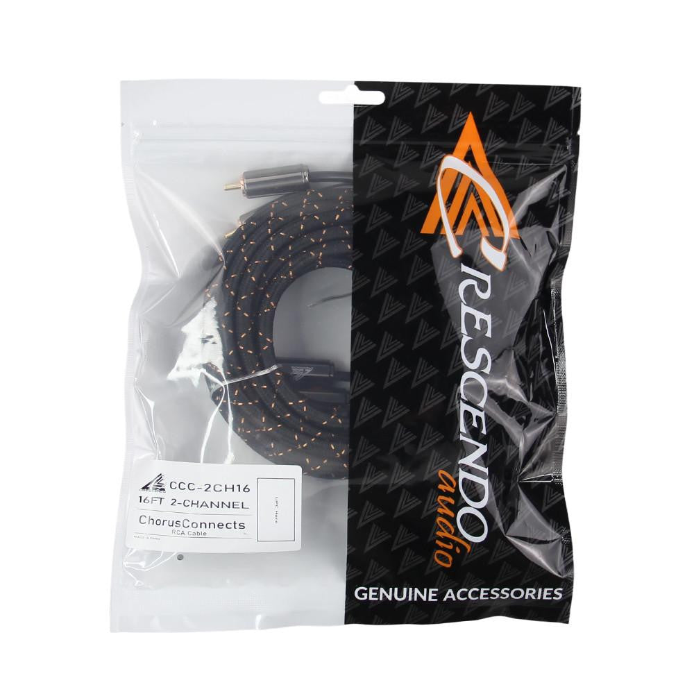 Crescendo Audio Chorusconnects Audiophile Grade 2 Channel RCA Cable 16FT