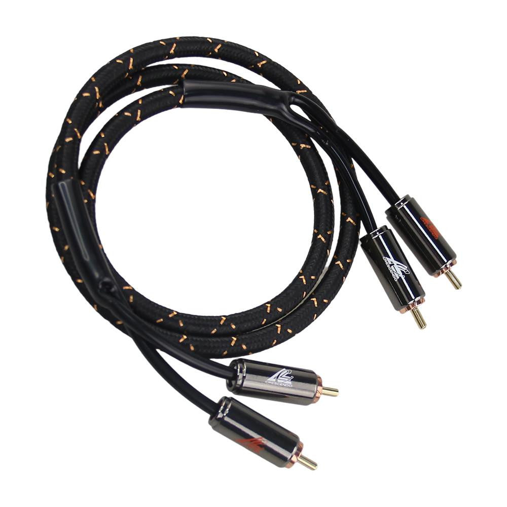 Crescendo Audio Chorusconnects Audiophile Grade 2 Channel RCA Cable 3FT