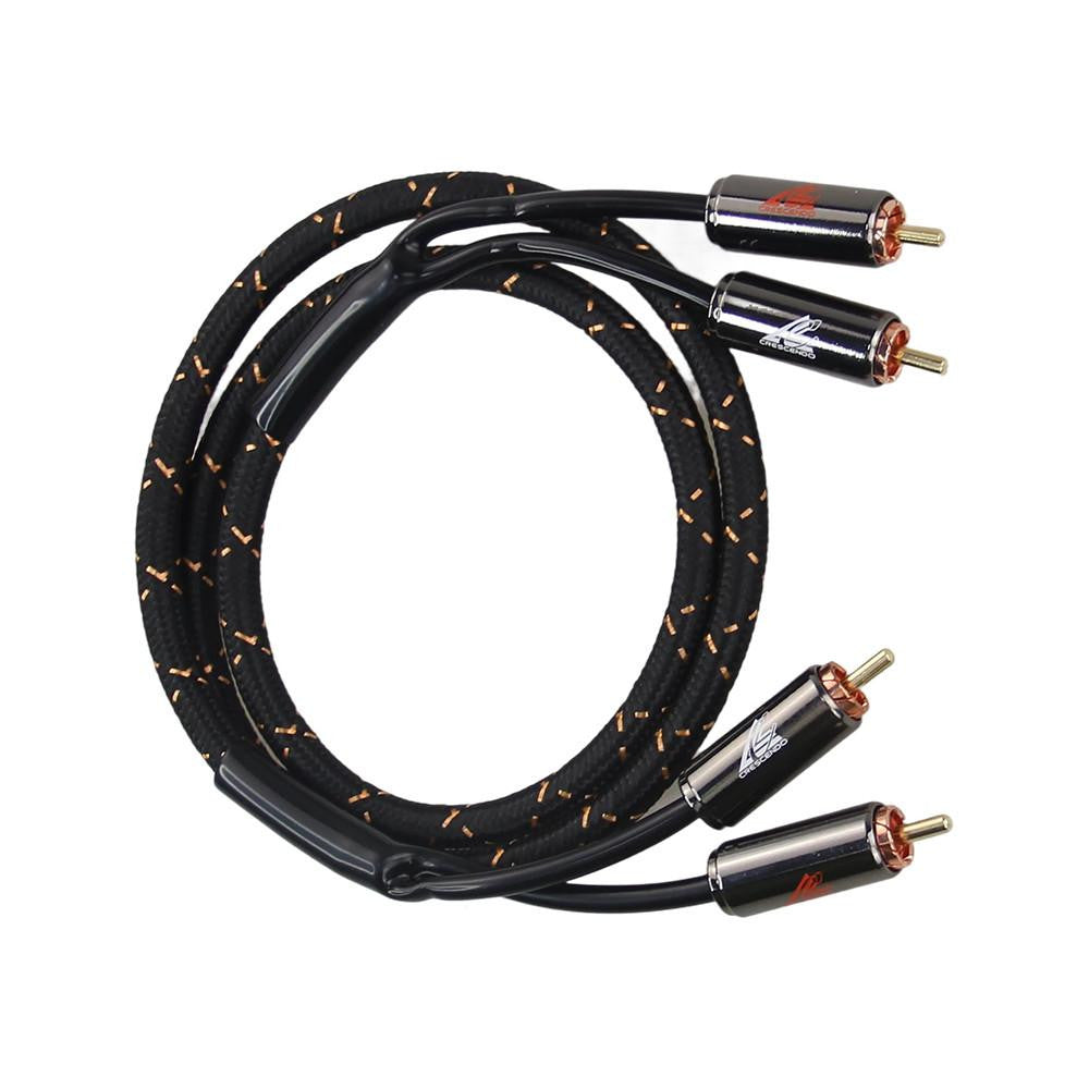Crescendo Audio Chorusconnects Audiophile Grade 2 Channel RCA Cable 3FT