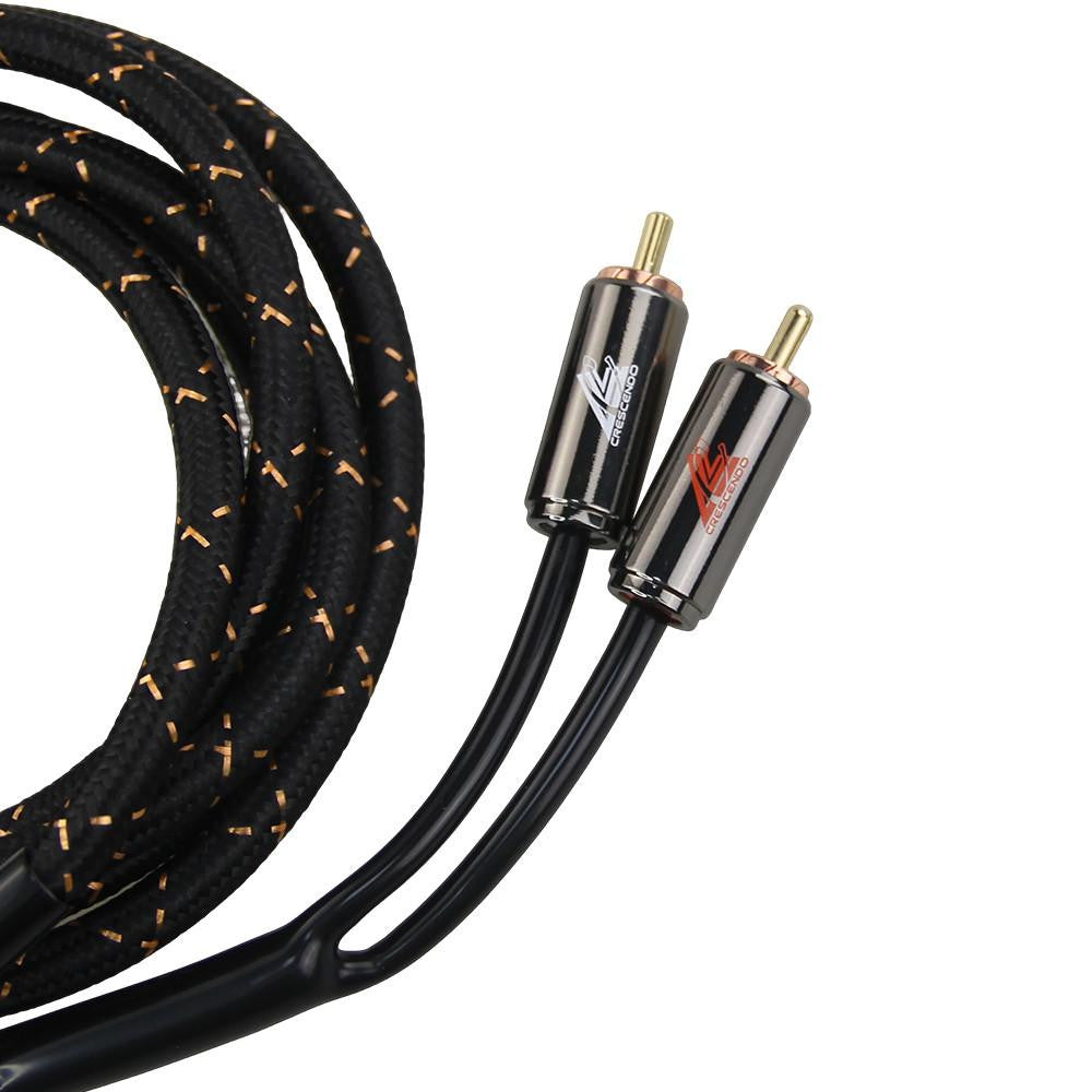 Crescendo Audio Chorusconnects Audiophile Grade 2 Channel RCA Cable 6FT