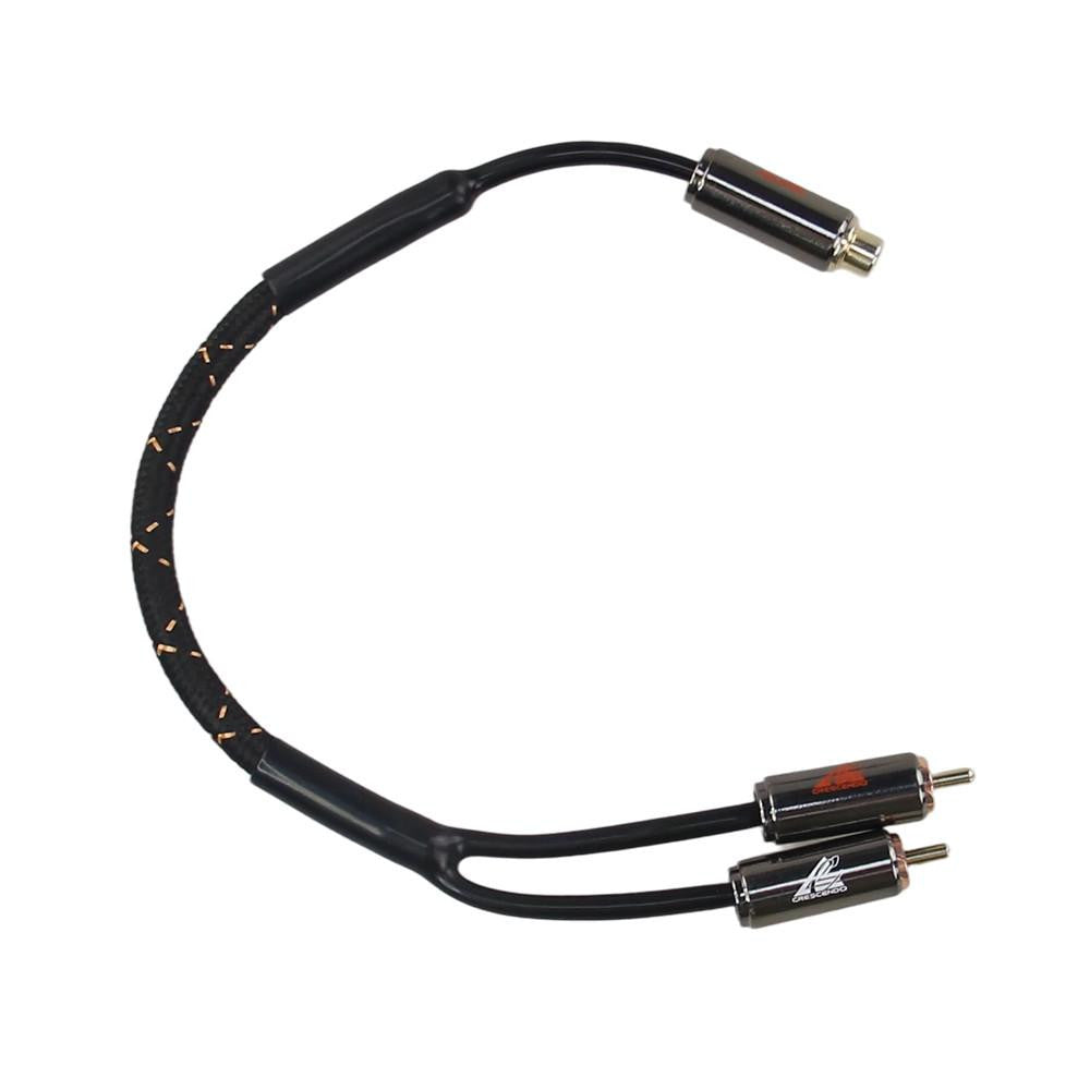 Crescendo Audio Chorusconnects Audiophile Grade 2 Channel RCA Y-SPLITTER