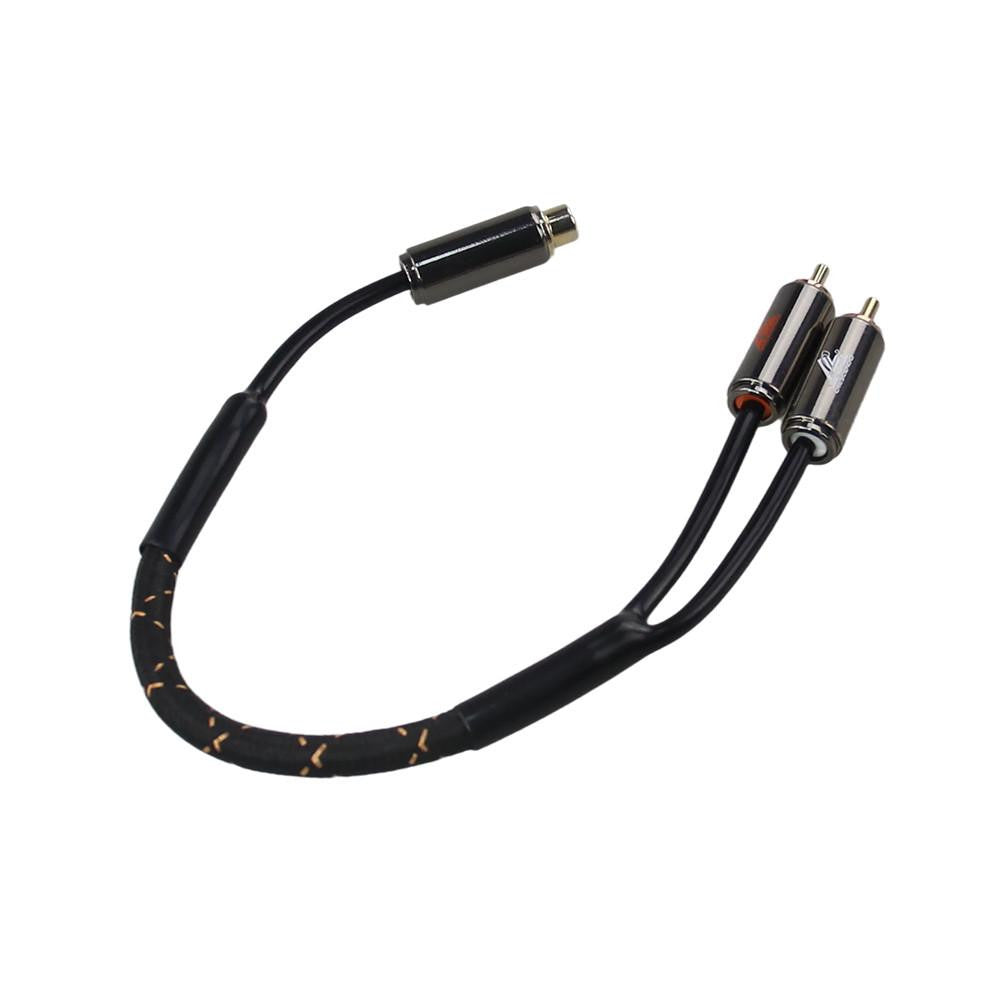 Crescendo Audio Chorusconnects Audiophile Grade 2 Channel RCA Y-SPLITTER