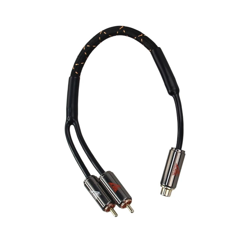 Crescendo Audio Chorusconnects Audiophile Grade 2 Channel RCA Y-SPLITTER