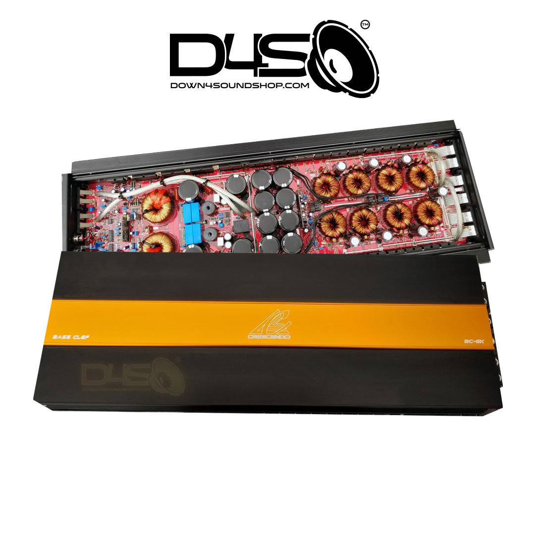 Crescendo Audio BASSCLEF-6K 6000W RMS Amplifier