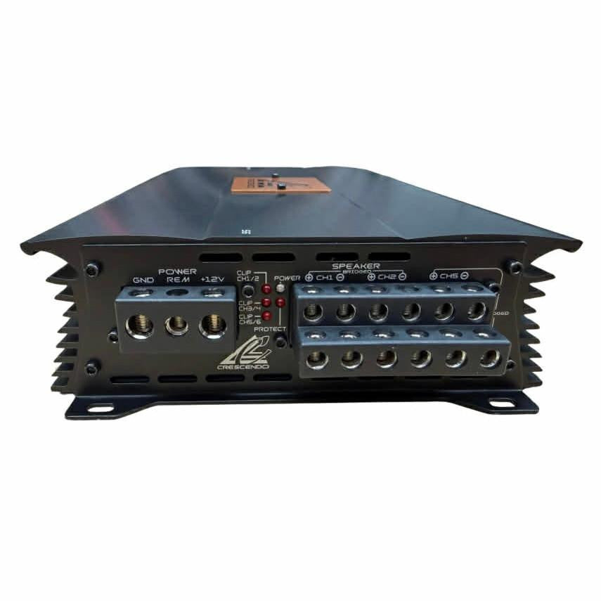 Crescendo Audio Symphony S6 6 Channel Amplifier 1200W RMS