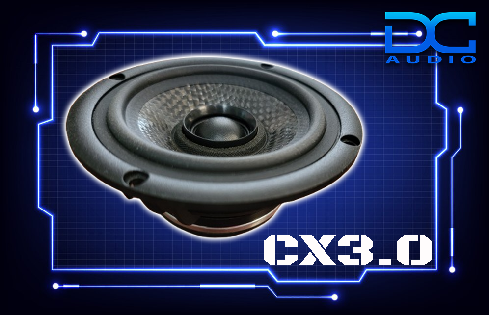 DC Audio DC-3.0CX 3" Coaxial Speakers 30W (Pair)