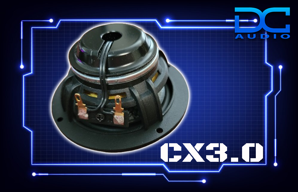 DC Audio DC-3.0CX 3" Coaxial Speakers 30W (Pair)