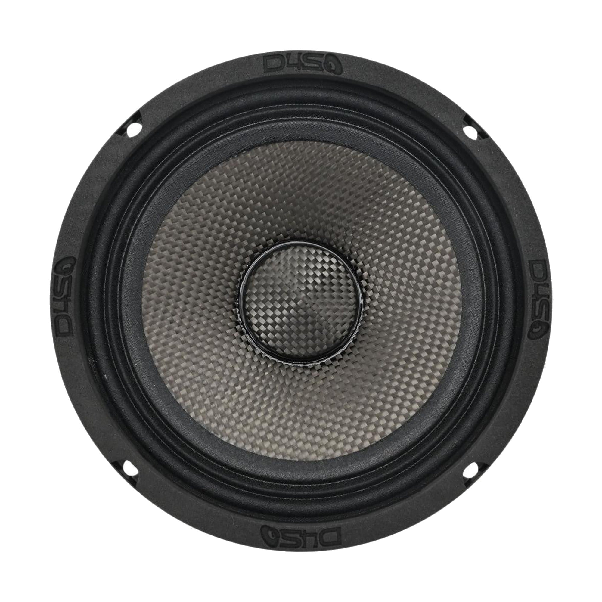 Down4Sound D4S-SF808CF Carbon Fiber Water Resistant Shallow Midrange Speaker - 8 Inch 180W RMS 8 OHM