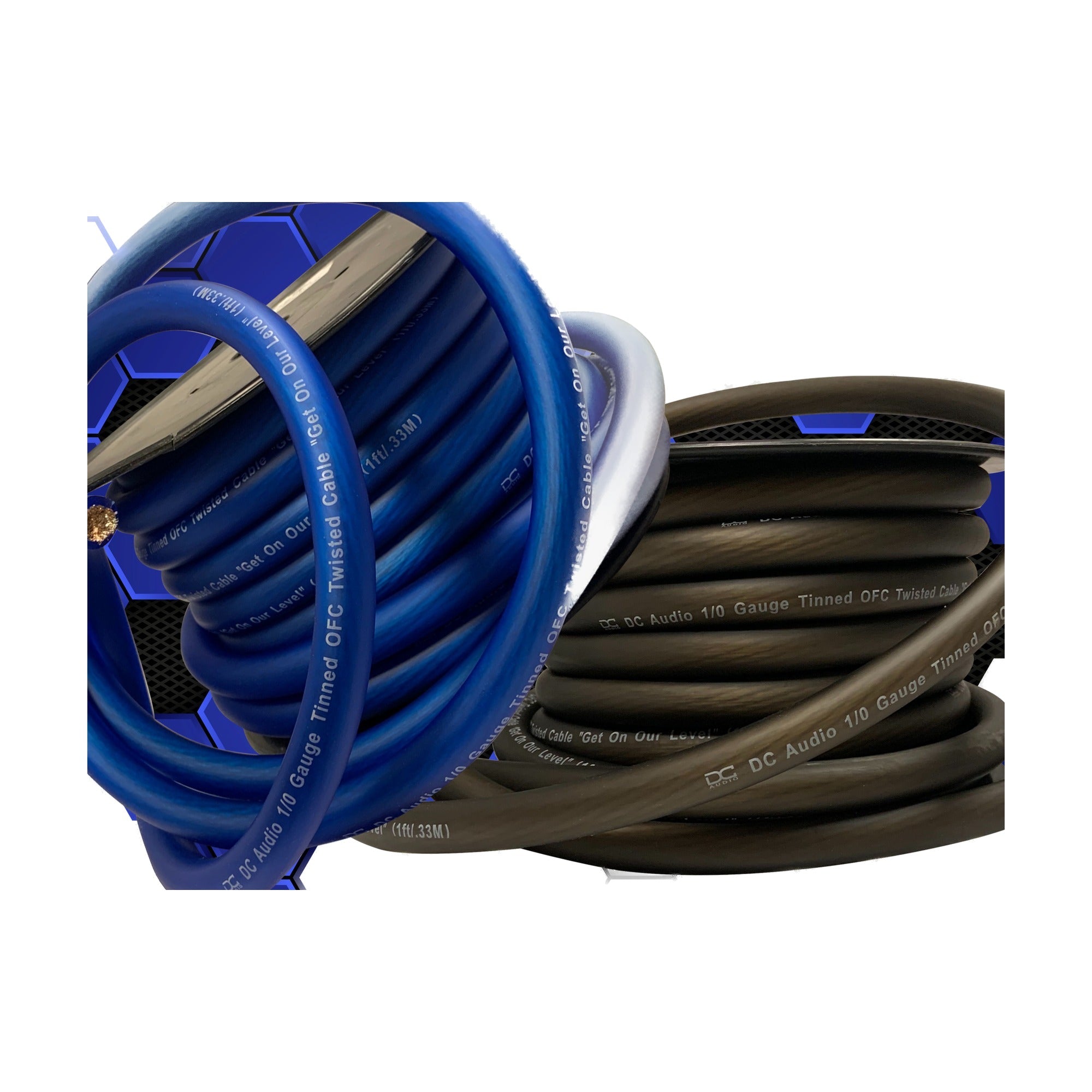 DC Audio 1/0 Gauge Tinned OFC Power / Ground Wire
