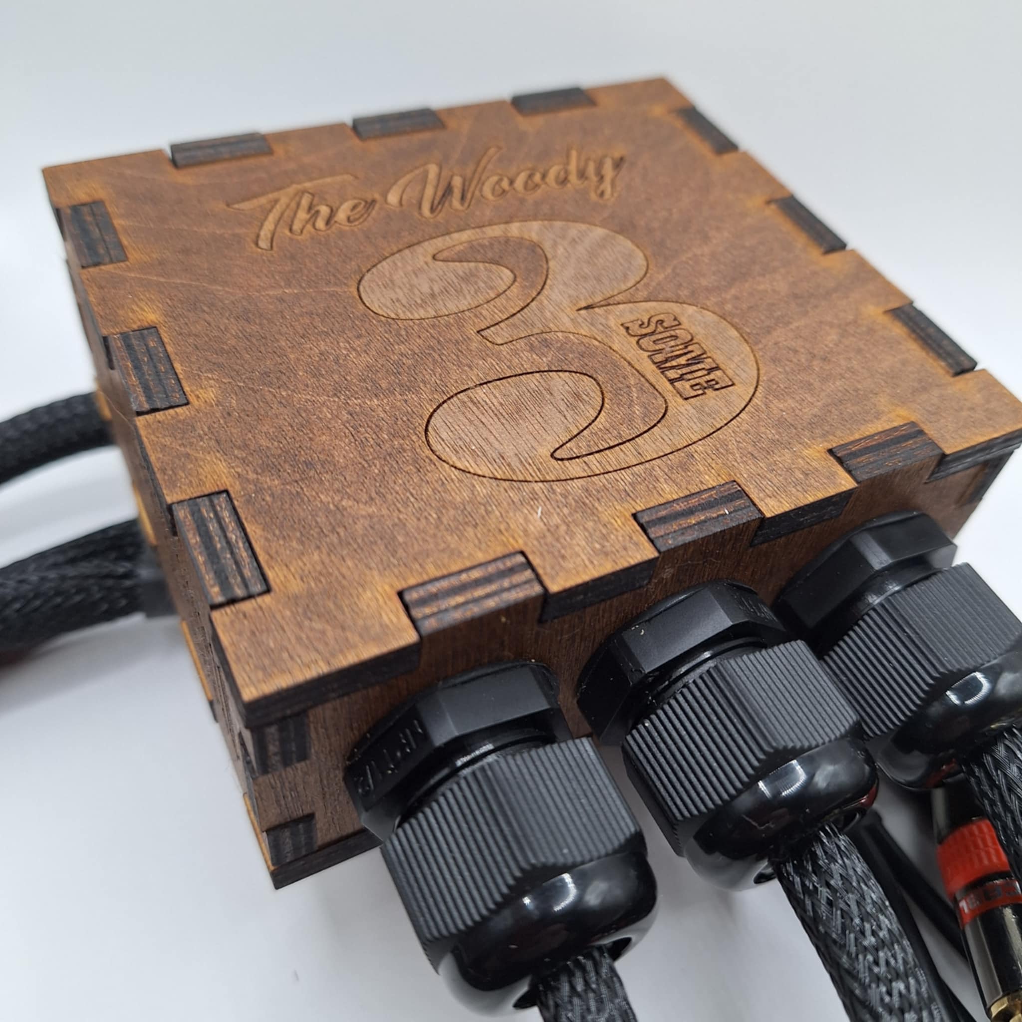 315 Custom Audio The Woody 3-Some Triple Bass Knob