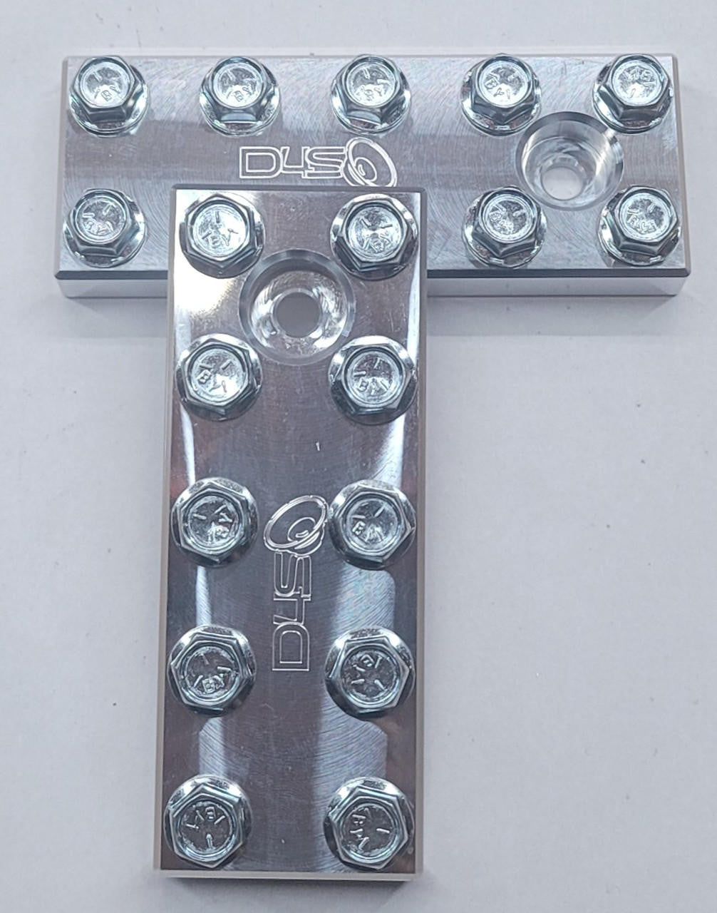 Down4Sound 10 Spot - D4S Battery Distro Block - 1/0 AWG Input (lug Style) Pair